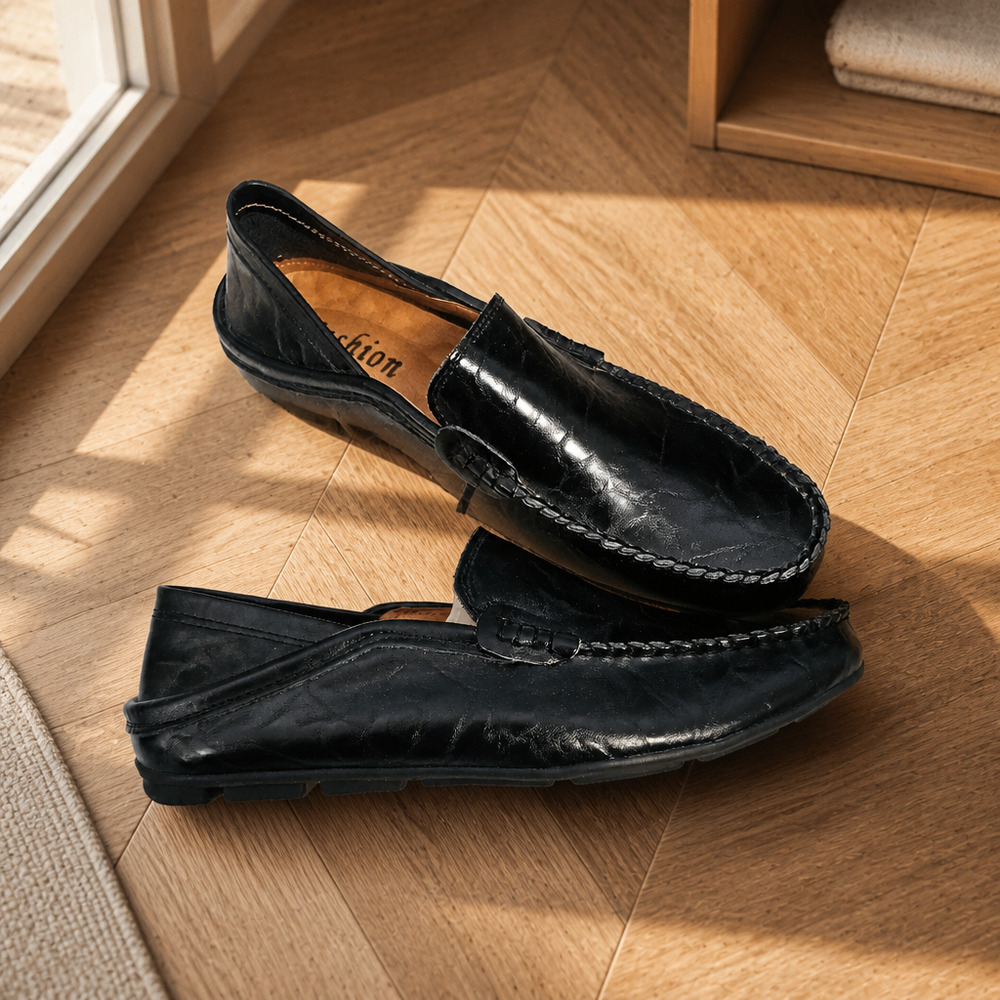 NWOB Men's Fashion Driving Comfort Loafers Size 10.5